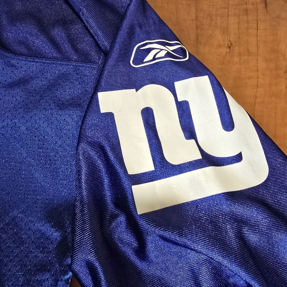 Reebok Vintage Y2K NFL New York Giants Jeremy Shockey Nylon Jersey M